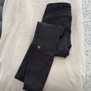 Lululemon Charcoal Gray Athletic Leggings
